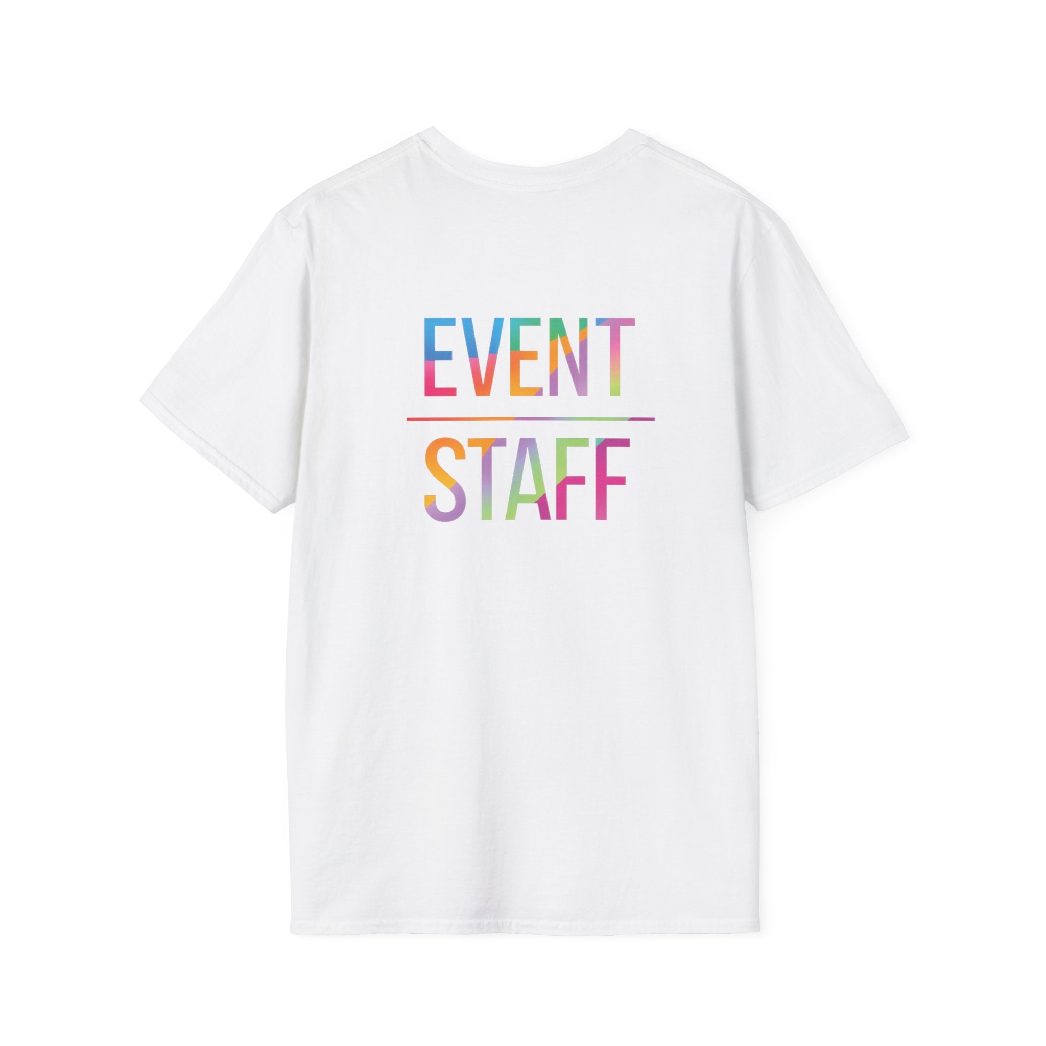 Event Staff T-Shirt — Colourful Event Crew Tee