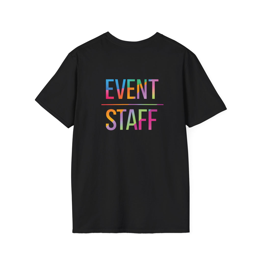 Event Staff T-Shirt — Colourful Event Crew Tee