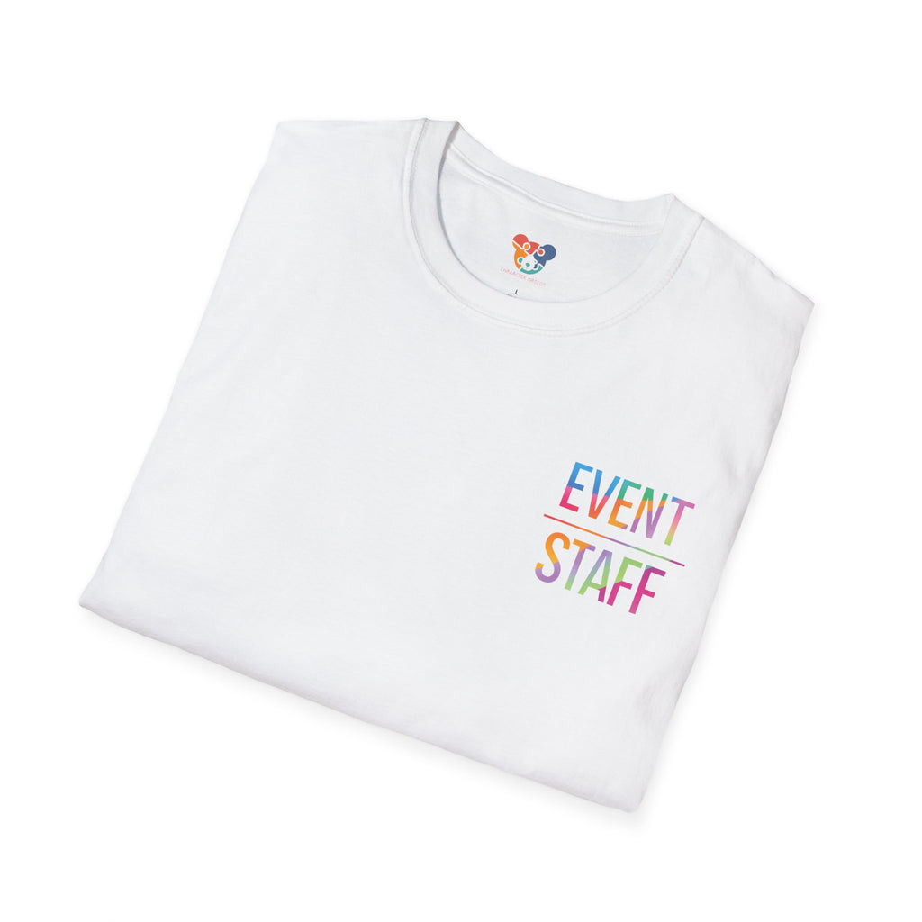 Event Staff T-Shirt — Colourful Event Crew Tee