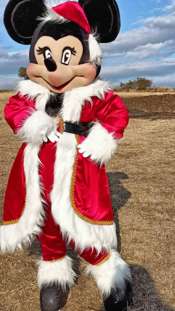 Xmas Mickey Mouse Lookalike Mascot Costume - Premium Quality - UK seller