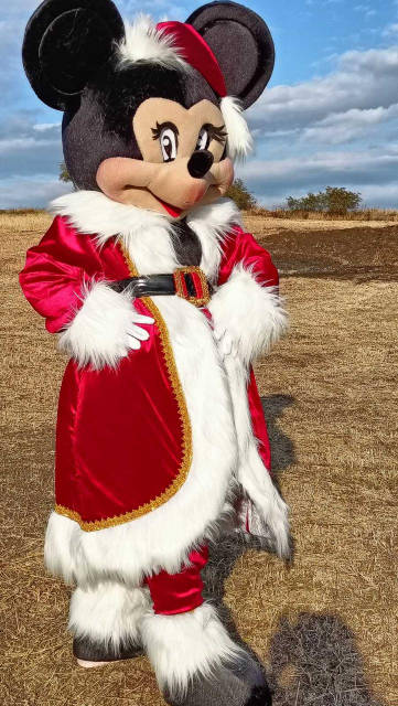Xmas Mickey Mouse Lookalike Mascot Costume - Premium Quality - UK seller