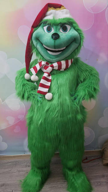 Grinch Lookalike Mascot Costume - Premium Quality - UK seller