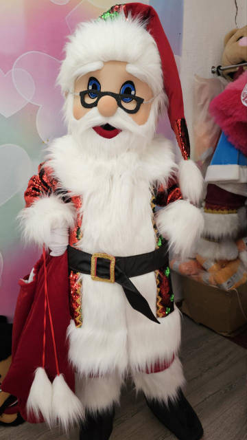 Xmas Santa Lookalike Mascot Costume - Premium Quality - UK seller