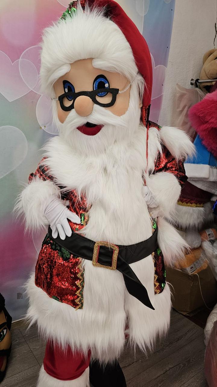 Xmas Santa Lookalike Mascot Costume - Premium Quality - UK seller