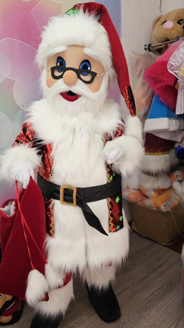 Xmas Santa Lookalike Mascot Costume - Premium Quality - UK seller