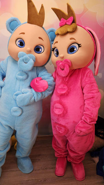 Baby Boy & Girl Lookalike Mascot Costume - Premium Quality - UK seller