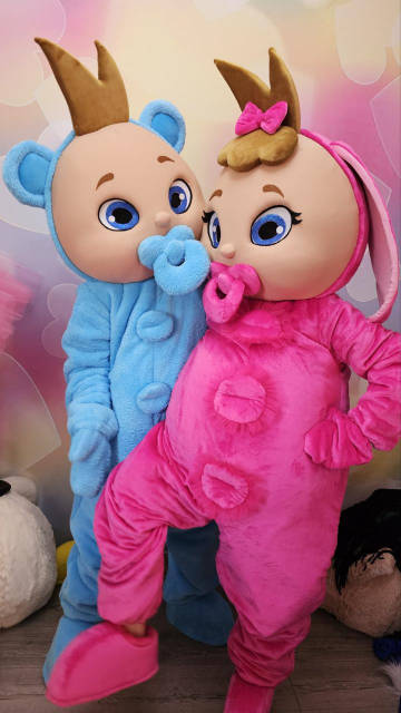 Baby Boy & Girl Lookalike Mascot Costume - Premium Quality - UK seller