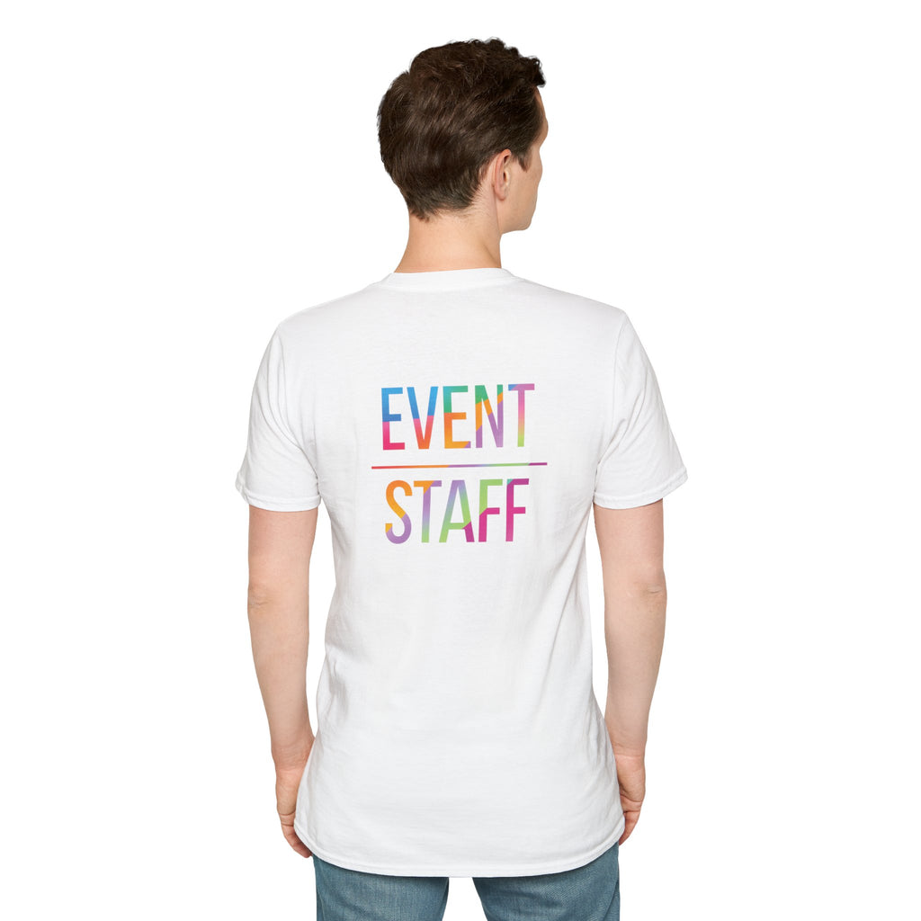 Event Staff T-Shirt — Colourful Event Crew Tee
