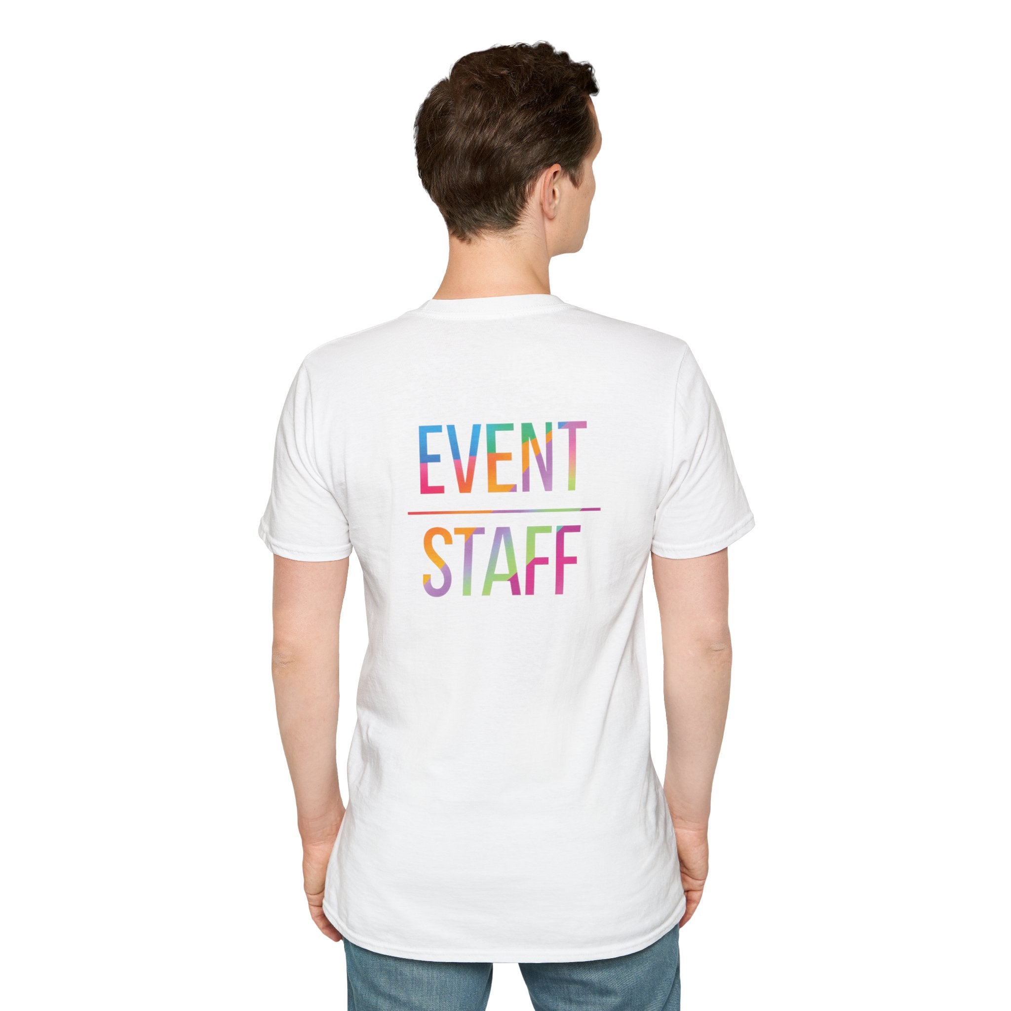 Event Staff T-Shirt — Colourful Event Crew Tee