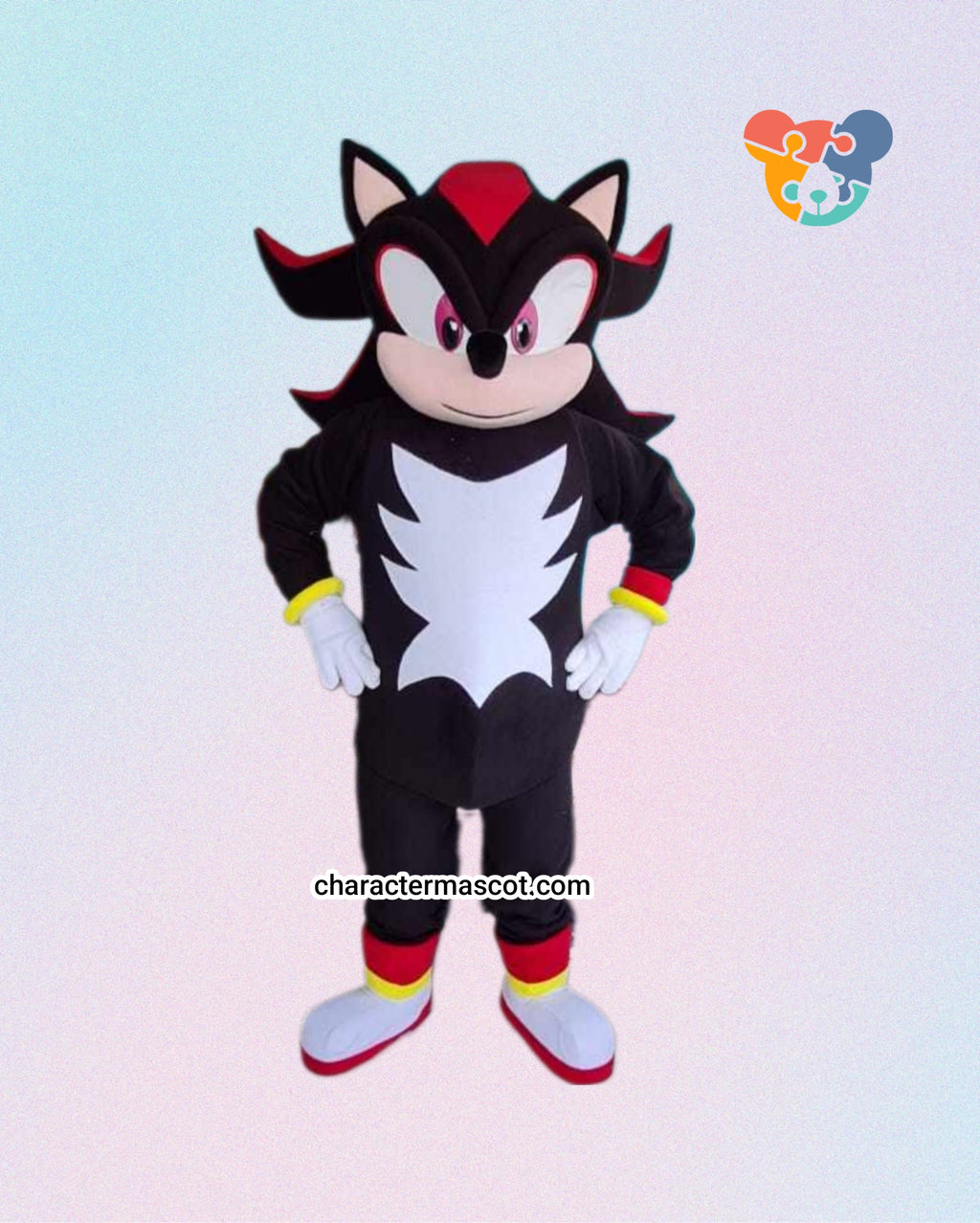 Shadow (Sonic The Hedgehog) Lookalike Mascot Costume - Premium Quality - UK seller