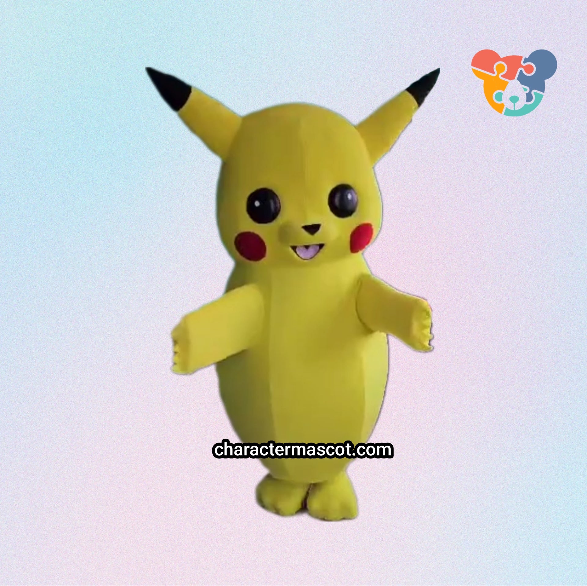 Pikachu Lookalike Mascot Costume - Premium Quality - UK Seller