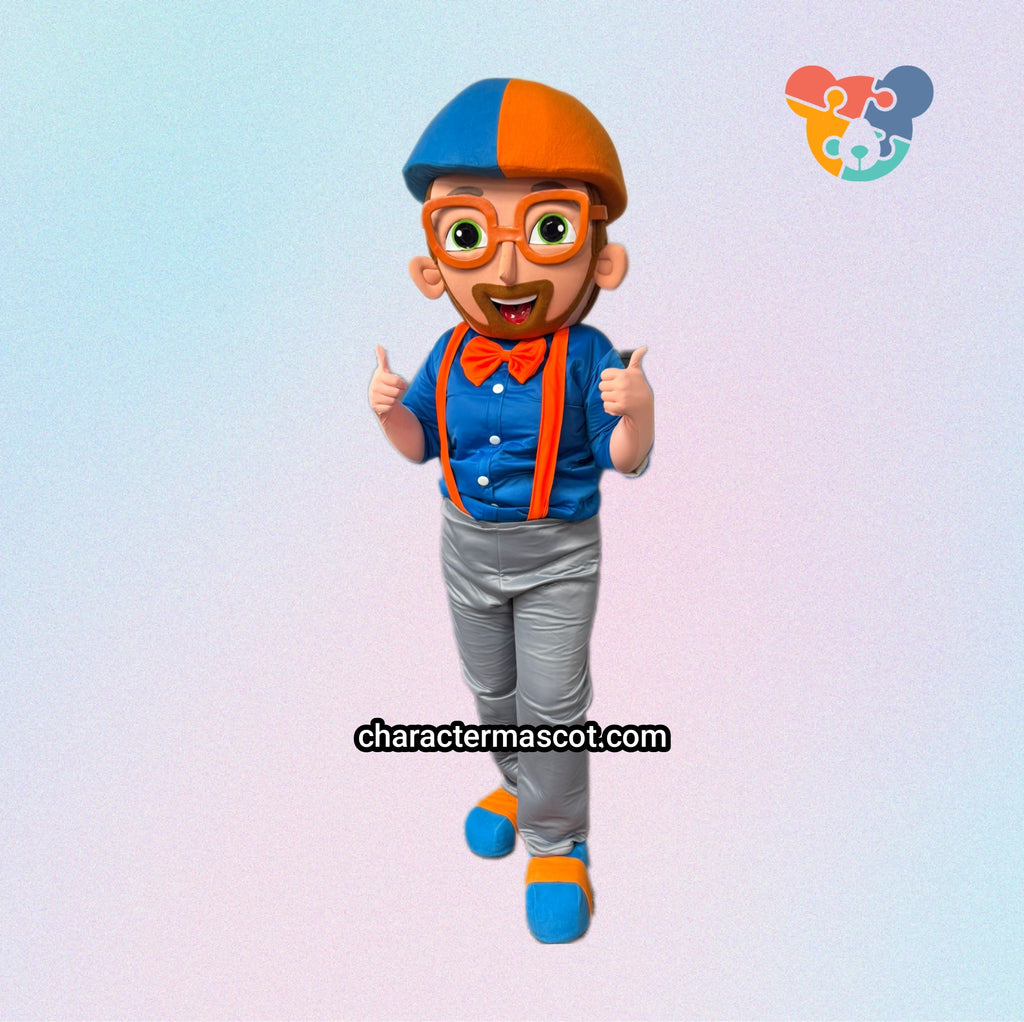 Blippi Lookalike Mascot Costume - Premium Quality - UK seller