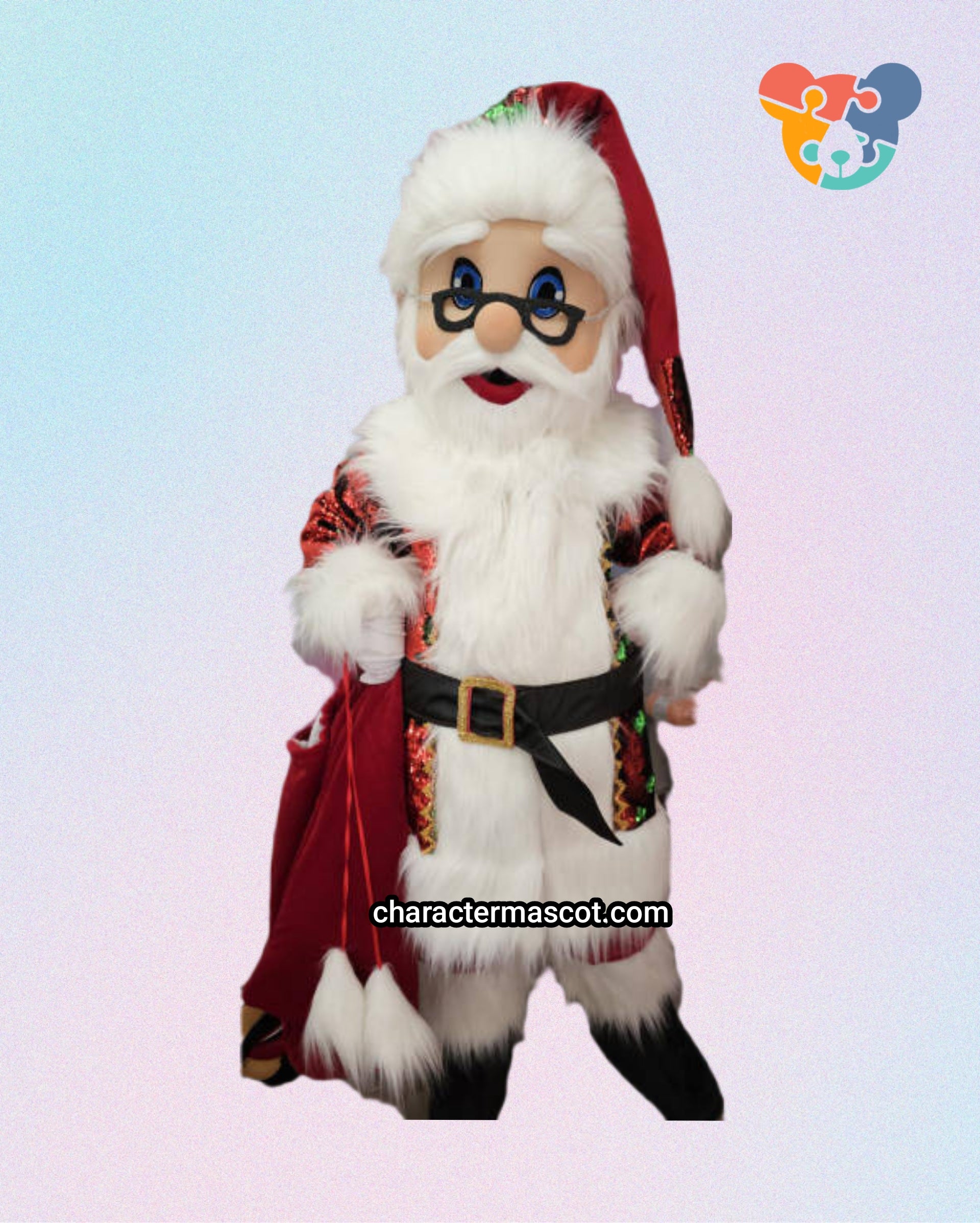Xmas Santa Lookalike Mascot Costume - Premium Quality - UK seller