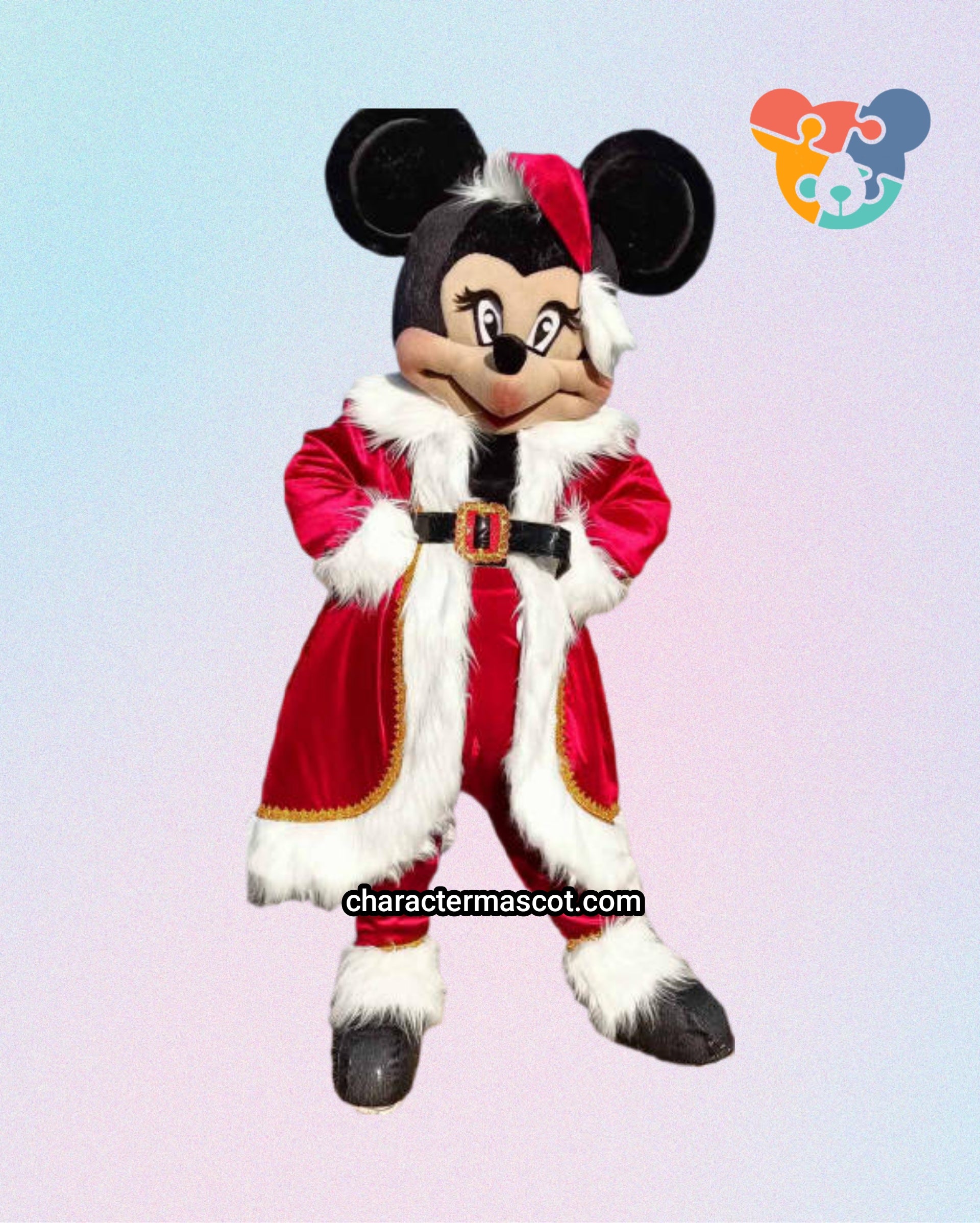 Xmas Mickey Mouse Lookalike Mascot Costume - Premium Quality - UK seller