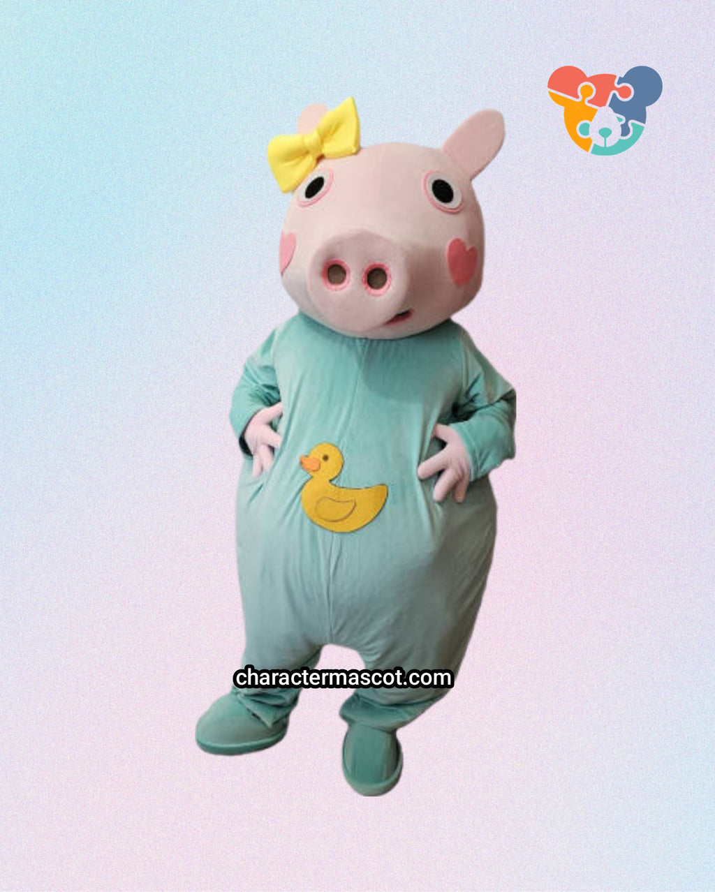 Peppa Pig Evie Lookalike Mascot Costume - Premium Quality - UK Seller