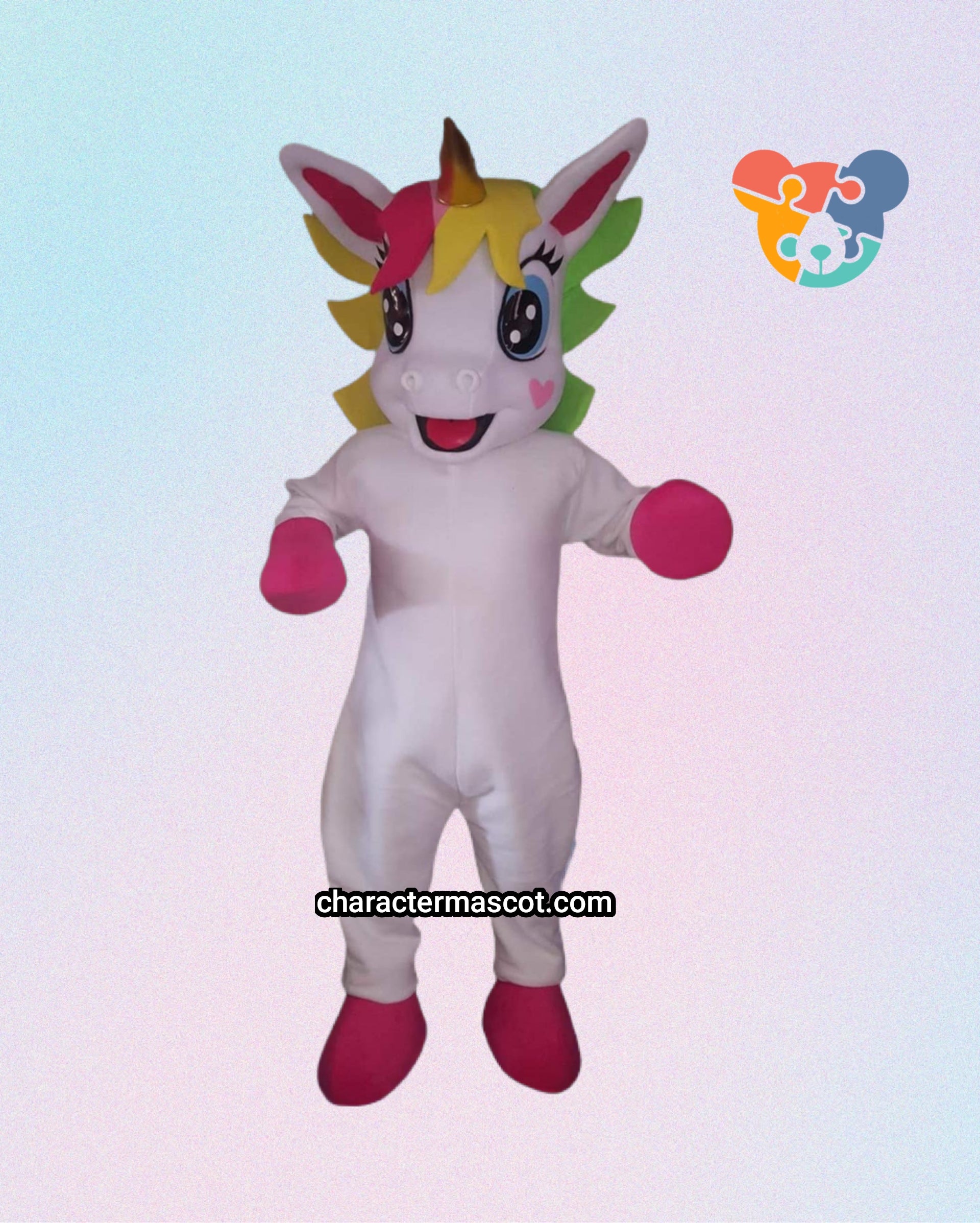 White Unicorn Lookalike Mascot Costume - Premium Quality - UK seller