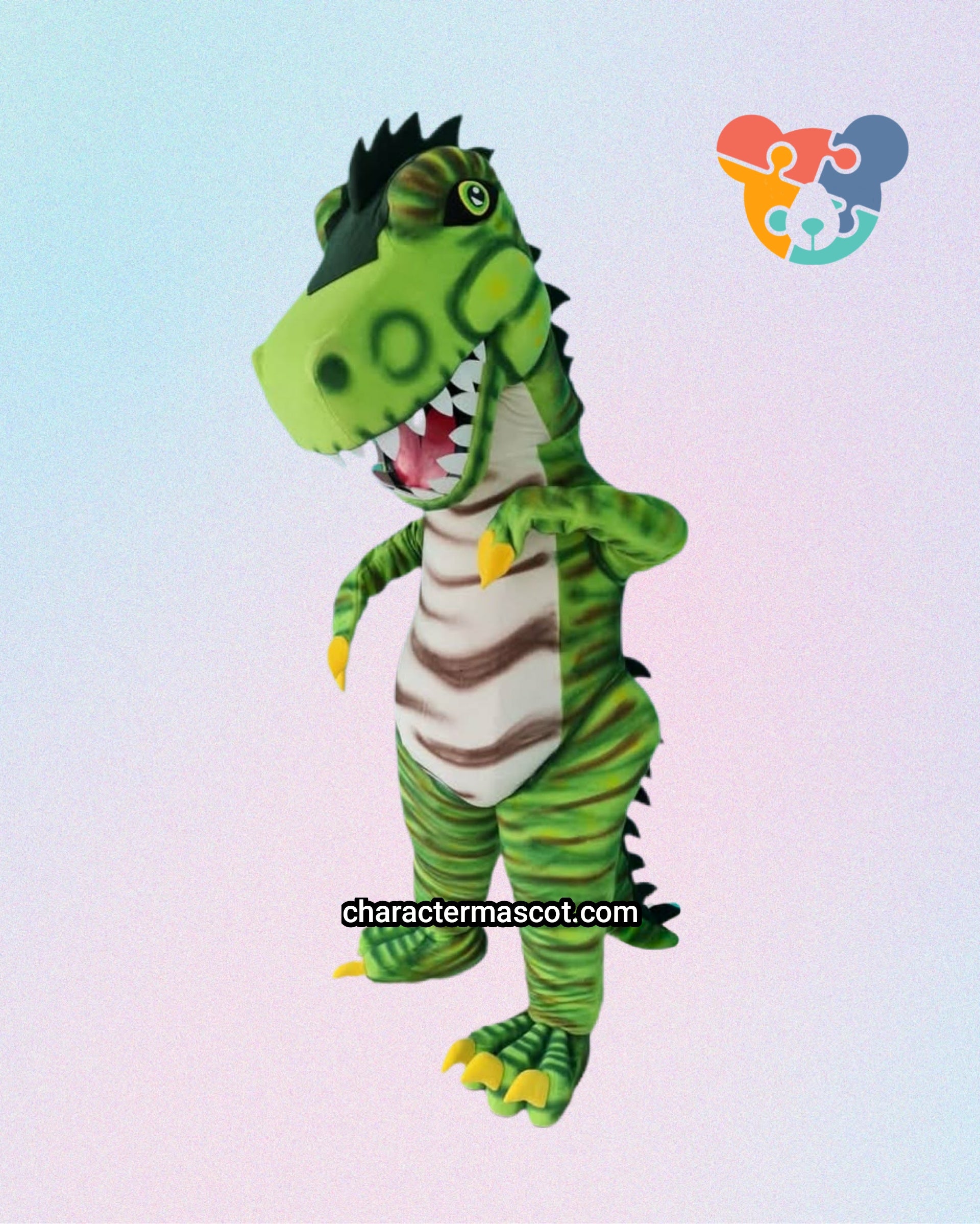 Dinosaur (Green) Lookalike Mascot Costume - Premium Quality - UK Seller