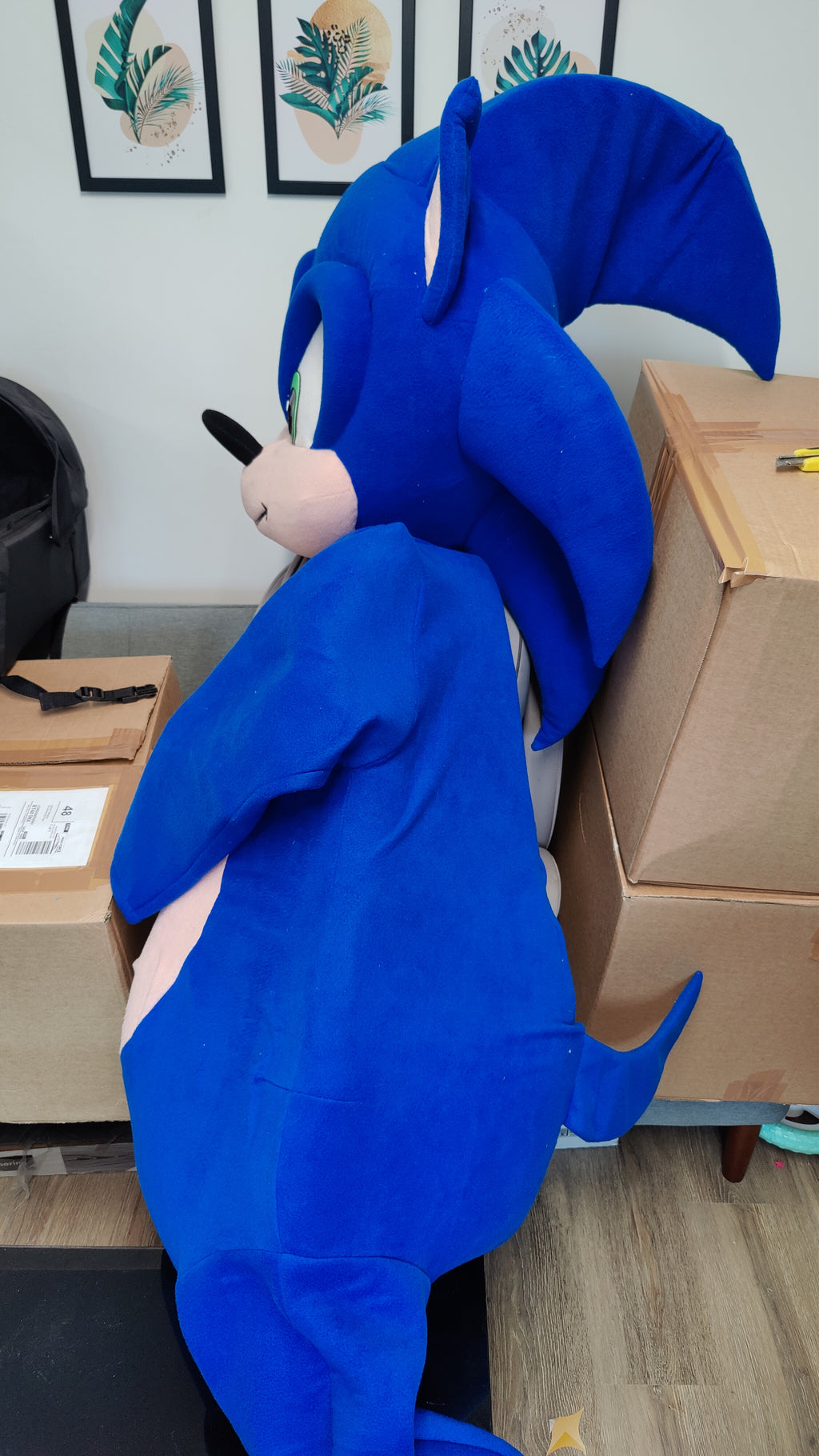 Sonic The Hedgehog Lookalike Mascot Costume - Premium Quality - UK seller
