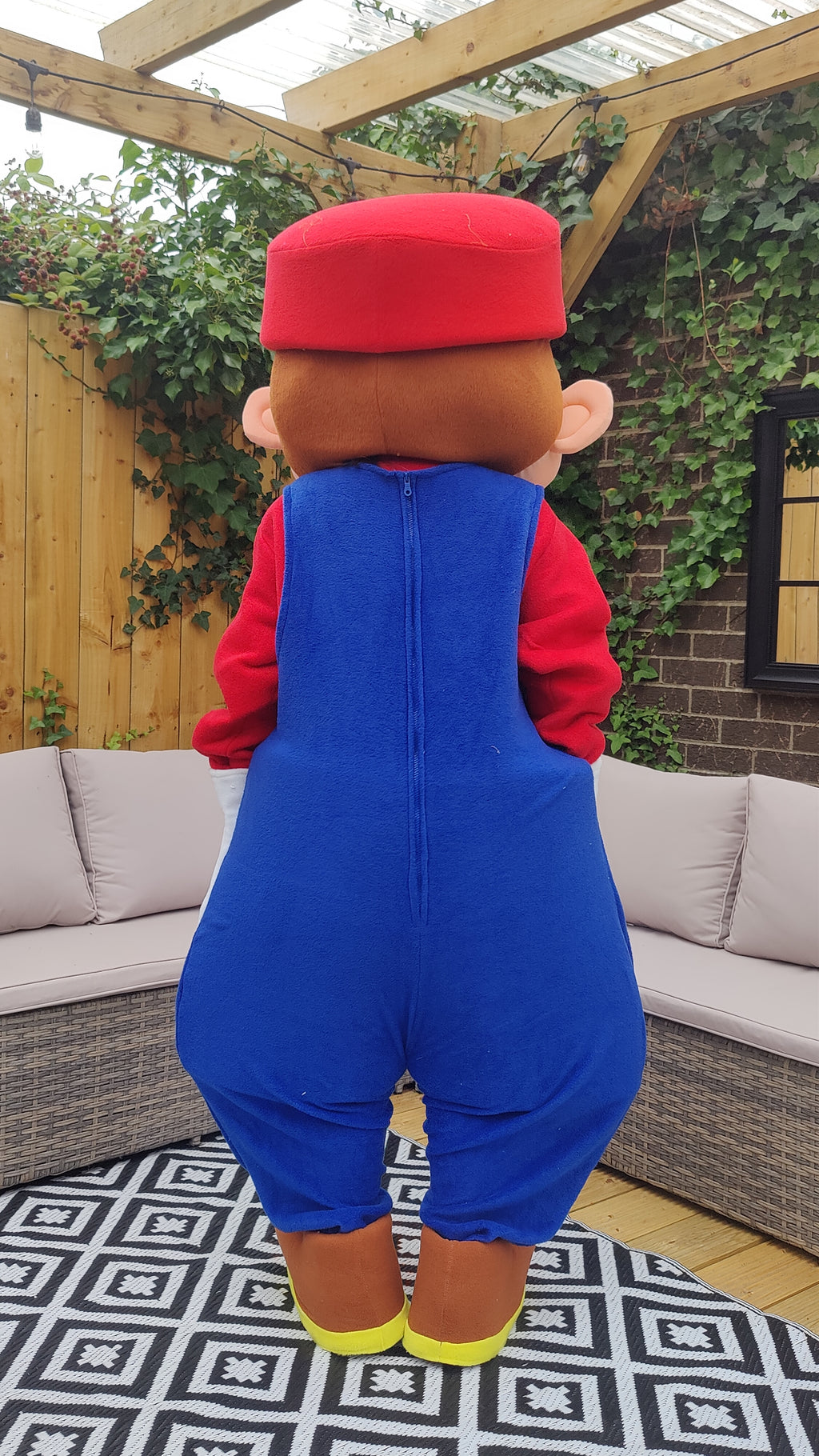 (Mario) Super Mario Bros Lookalike Mascot Costume - Premium Quality - UK seller
