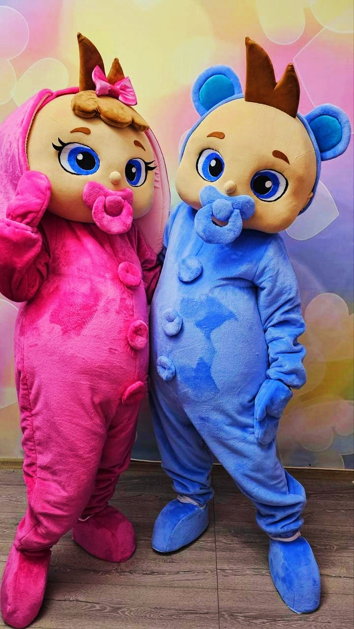 Baby Boy & Girl Lookalike Mascot Costume - Premium Quality - UK seller