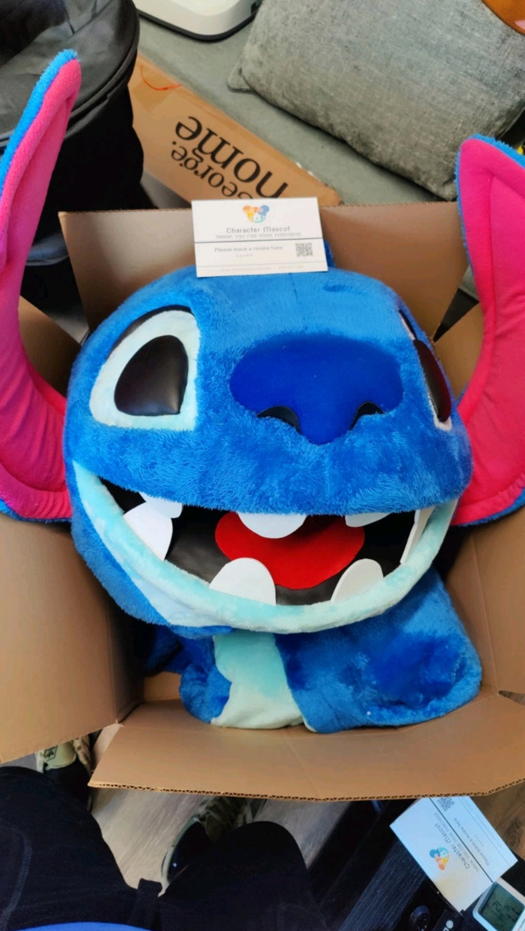 Blue Alien Mascot Costume - Premium Quality - UK seller