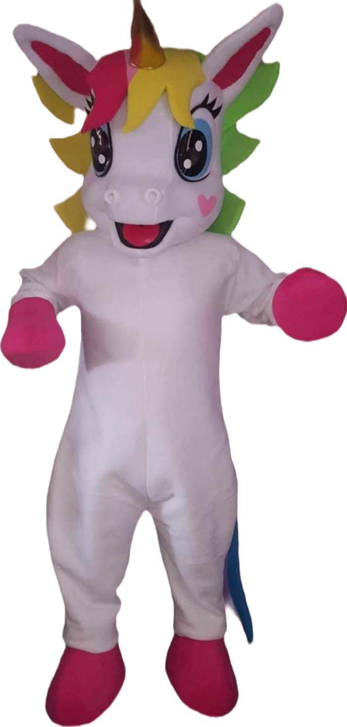 White Unicorn Lookalike Mascot Costume - Premium Quality - UK seller