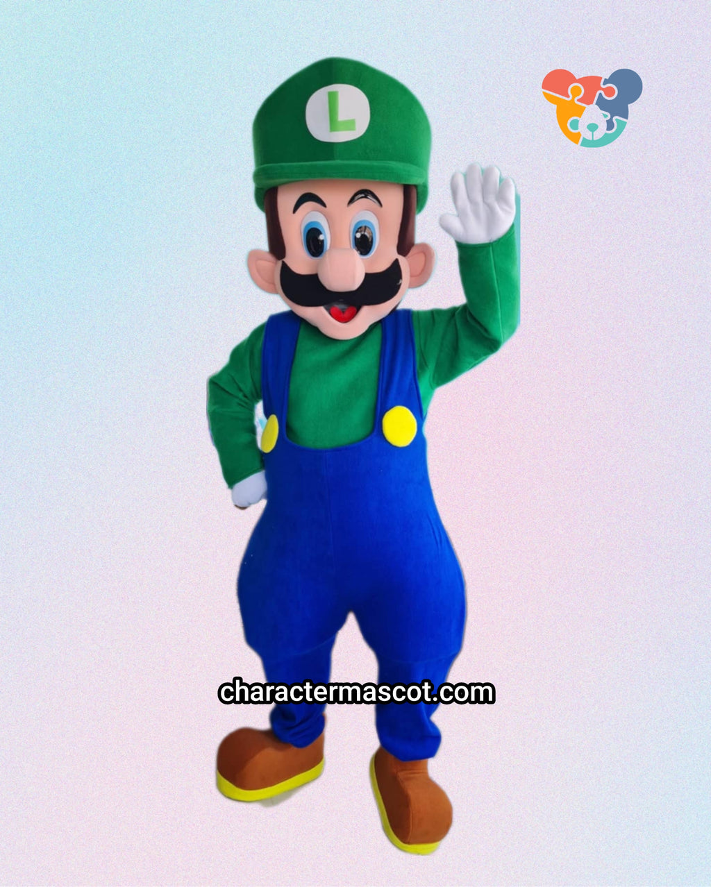 (Luigi) Super Mario Bros Lookalike Mascot Costume - Premium Quality - UK seller