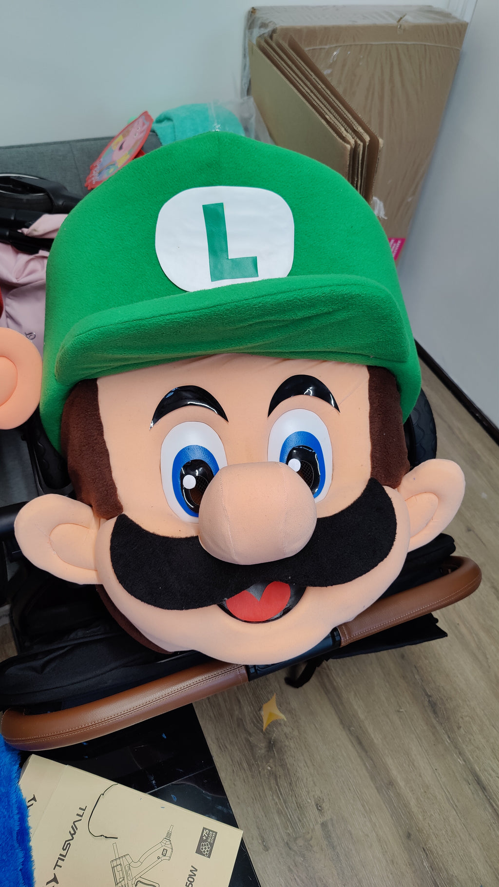 (Luigi) Super Mario Bros Lookalike Mascot Costume - Premium Quality - UK seller